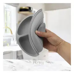 RYBIU IMPORT - Vajilla con Diseno Infantil en Plomo Y+Gift Stickers