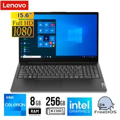LENOVO - Laptop  V15 G2 IJL, 15.6" FHD TN Celeron N4500 1.1/2.8GHz 8GB 256GB SSD FREEDOS