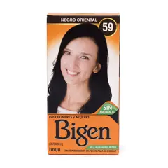 BIGEN - Tinte de Cabello en Polvo Negro Oriental 59 Sin amoníaco