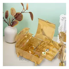 GENERICO - Organizador Eficaz de Maquillaje Amarillo Y+Regalo Agendita