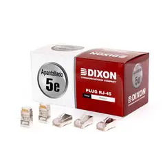 DIXON - CONECTORES RJ-45 CAT5E CAJA 100 UND GRIS PN PRS8850-F-CN