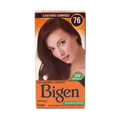 BIGEN - Tinte de Cabello en Polvo Castaño Cobrizo 76 Sin amoníaco