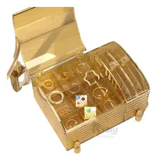 GENERICO - Baul Practico de Coloracion Amarillo Y+Envoltorio de Regalo