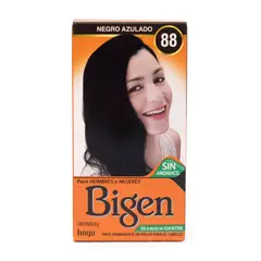 BIGEN - Tinte de Cabello en Polvo Negro Azulado 88 Sin Amoníaco