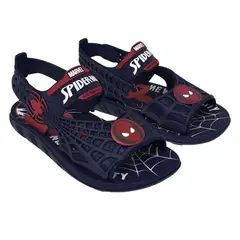 DISNEY - Sandalias Canasta Spiderman Azul Oscuro Niño