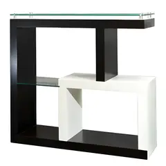 HOGAR & SPACIOS - HYS CONSOLA CALI CUADRADO NEGRO