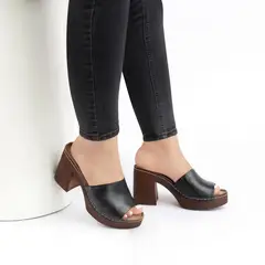 ECCO - Sandalias Mujer Triana03 Negro Cuero Charol