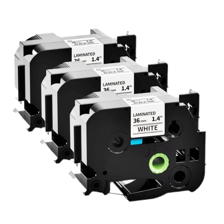 CINTA COMPATIBLE TZ2-261 NEGRO SOBRE BLANCO