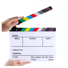 GENERICO - Claqueta de acrílico Blanco