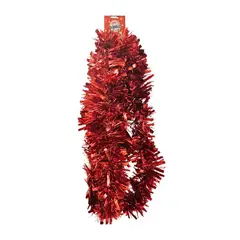 GENERICO - Guirnalda Navideña 200 cm. x 3 unidades - Rojo