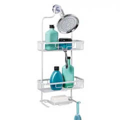 HOGARMAS - Organizador de Baño o Ducha Fox 3 Niveles Con Ganchos