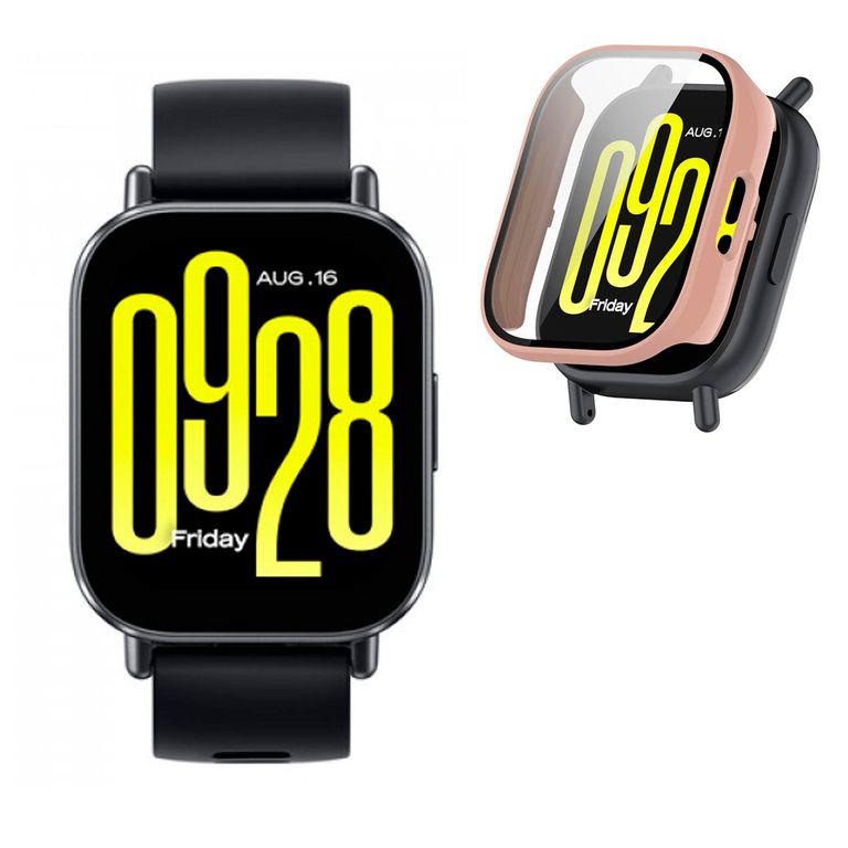 Reloj Redmi Watch 5 Active SpO2 + Bumper Protector Rosa