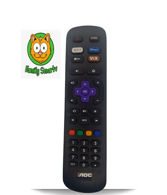 Control Remoto Caixun Roku Tv + Pilas