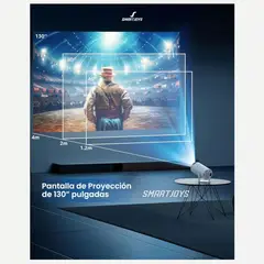 OEM - Proyector 4K Juego de Consolda 2 Mandos X10 Plus 10 000 Juegos