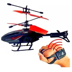 GENERICO - Helicóptero Dinámico Luz LED RC Reloj Sensor Dron
