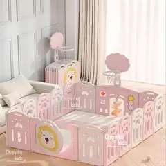 GENERICO - CORRAL CERCO PLEGABLE LEONCITO ROSADO