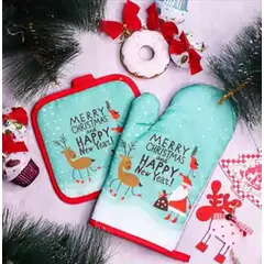 GENERICO - Manoplas Navideñas de Cocina