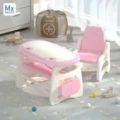 GENERICO - MESA PARA NIÑOS HIPOPOTAMO ROSADO