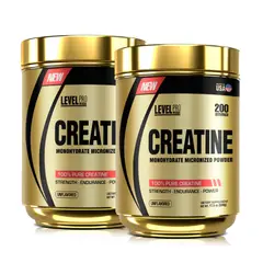 Level Pro - PACK X 02 - Creatina 500 G - Creatina Monohidratada y Micronizada