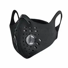 GENERICO - Mascarilla Sport Mask Black Ciclismo Negra Deporte Genieka