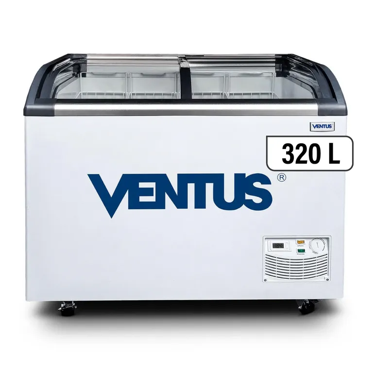 Congelador Conservadora Tap vidrio CTV-320Q 320l Blanco