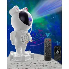 GENERICO - Proyector astronauta Musica y luz galaxias nebulosas