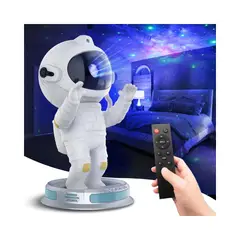 GENERICO - Lampara de proyeccion galaxia astronauta proyector para niños