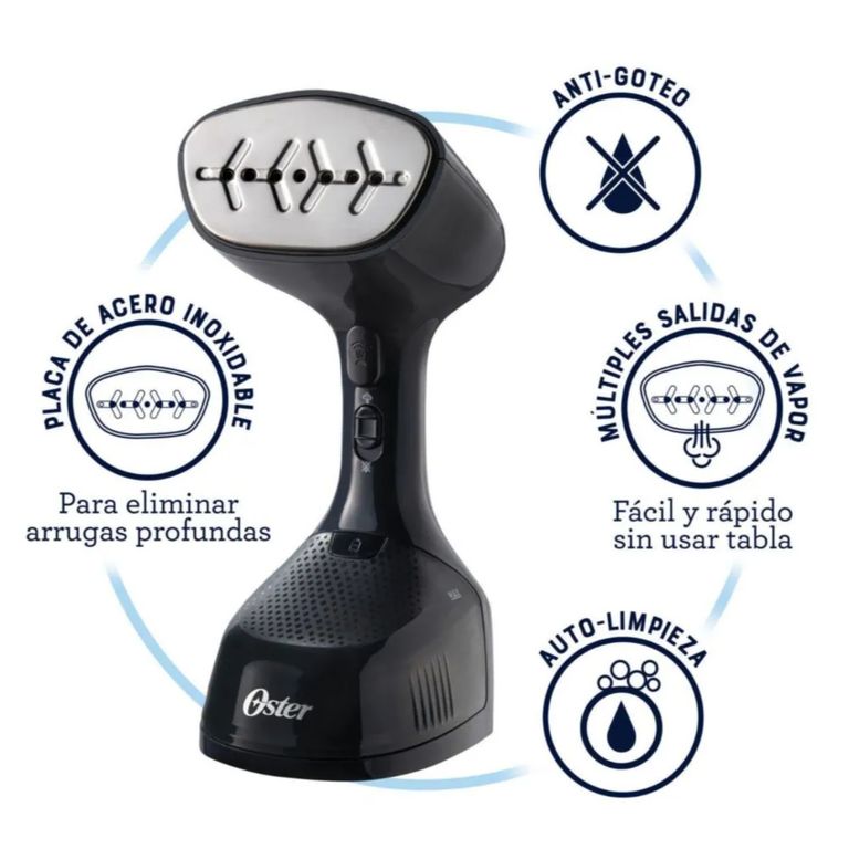 Vaporizador de prendas GCSTES 101 053 Portátil Negro GCSTES 101