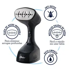 OSTER - Vaporizador de prendas GCSTES 101 053 Portátil Negro GCSTES 101