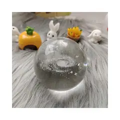 GENERICO - Lampara de mesa de vidrio con diseño de galaxia en Luz cálida