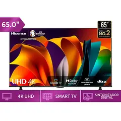 HISENSE - TV 65 LED 4K UHD Google TV 65A6NA