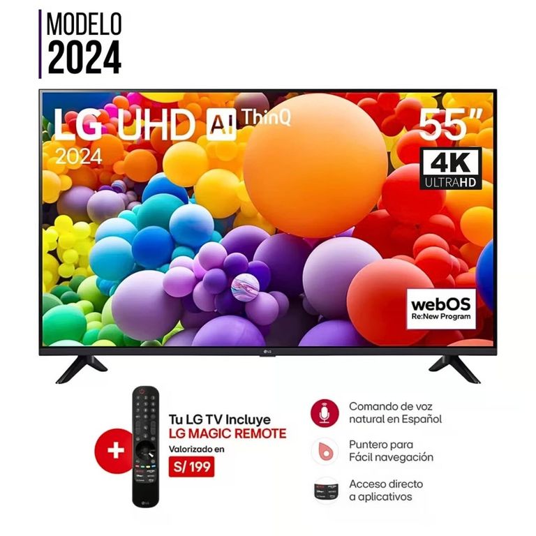 TELEVISOR 55 4K SMART TV UHD 55UT7300