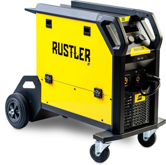 Máquina de Soldar Rustler EM 300i / 250 Amperios + Antorcha Mig + Regulador+Careta Fotosensible