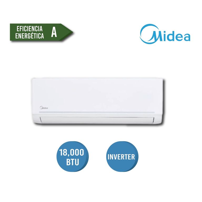 AIRE ACONDICIONADO INVERTER 18000 BTU DE CON 3 AÑOS DE GARANTIA