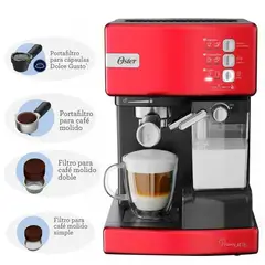OSTER - Cafetera Expresso PrimaLatte BVSTEM6603R