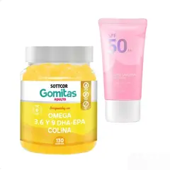 GENERICO - OMEGA 3-6-9 DHA-EPA COLINA GOMITAS + REGALO BLOQUEADOR JAPAN SAKURA
