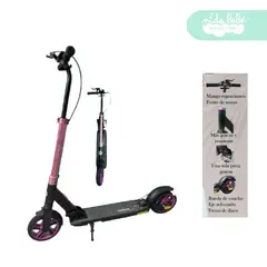 GENERICO - Scooter Lineal para niños Plegable Rosa