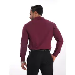 MEHIVIC - CAMISAS CUELLO CAMISERO SLIM FIT COLOR ENTERO