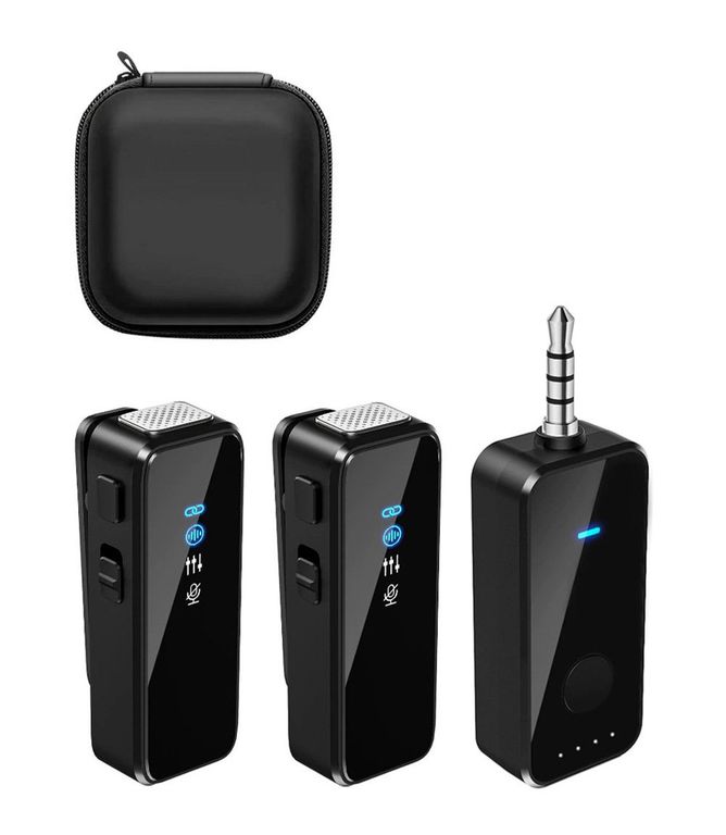 Micrófonos Inalámbricos M35 con estuche - Cámaras, Celulares y Equipos