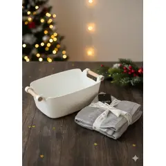 MAP DESIGN HOME - Organizador de Baño con 3 Toallas de Mano - Kit de Organización  27x15x13 cm