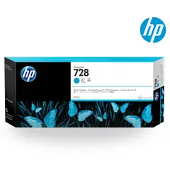 HP - Cartucho de Tinta 728 Cyan Original - 300 ml (F9J66A)