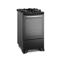 ELECTROLUX - Cocina 4 Quemadores Negro con Mesa de Vidrio FE4GP