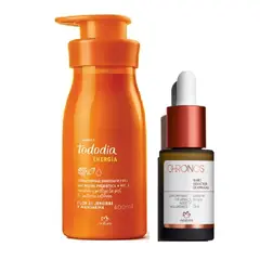 NATURA - Elixir reductor de arrugas chronos + crema corporal tododia