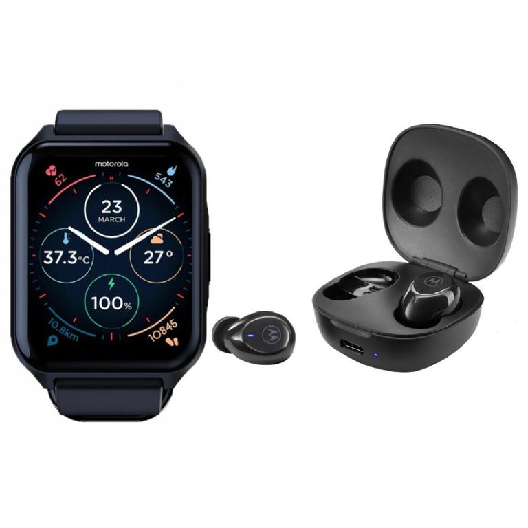 Smartwatch Moto 70 + Audífonos Moto Buds 105