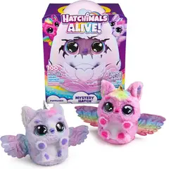SPIN MASTER - Huevo Hatchimals Alive Interactivo Niebla Luces y Sonido