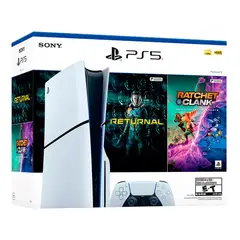 CONSOLA PLAYSTATION 5 CON RANURA DE DISCO BUNDLE + 2 JUEGOS