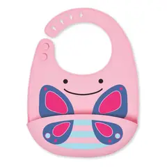 SKIP HOP - Babero De Silicona Mariposa