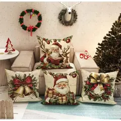 GENERICO - Cojin Navideños pack de 4