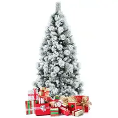GENERICO - Arbol de Navidad Pino Nevado Americano de 150 cm de alto NR-150