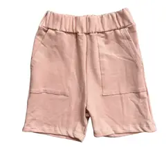 RED CARROT - Short beige french terry